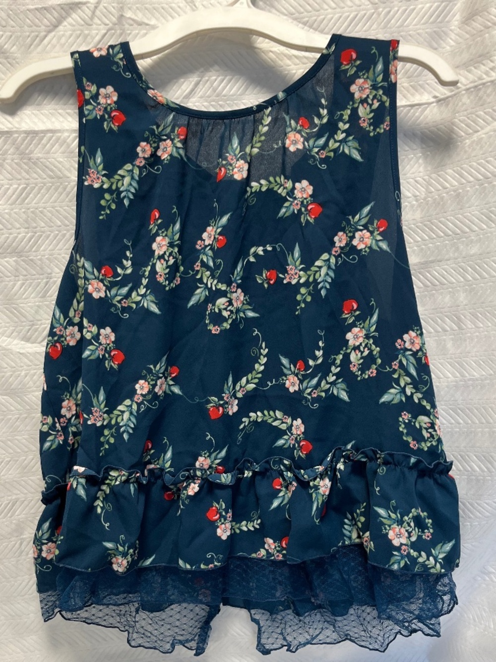Lauren Conrad x Disney Snow White Collection floral tank blouse